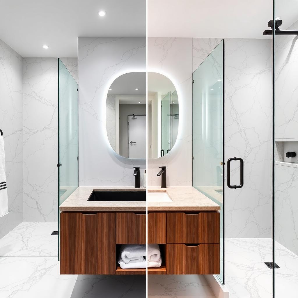 Bathroom remodel — after